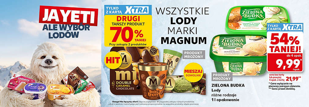 lody magnum i zielona budka
