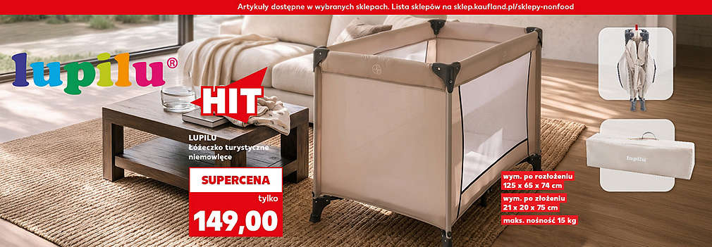 łóżeczko Lupilu
