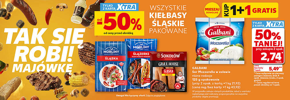 kiełbasa i mozarella