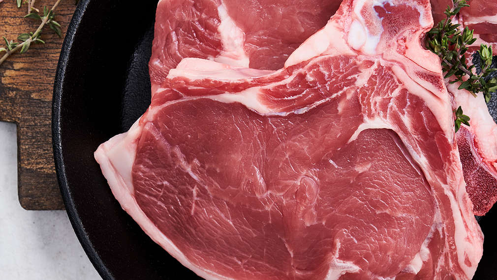 Abbildung eines Kalbskoteletts