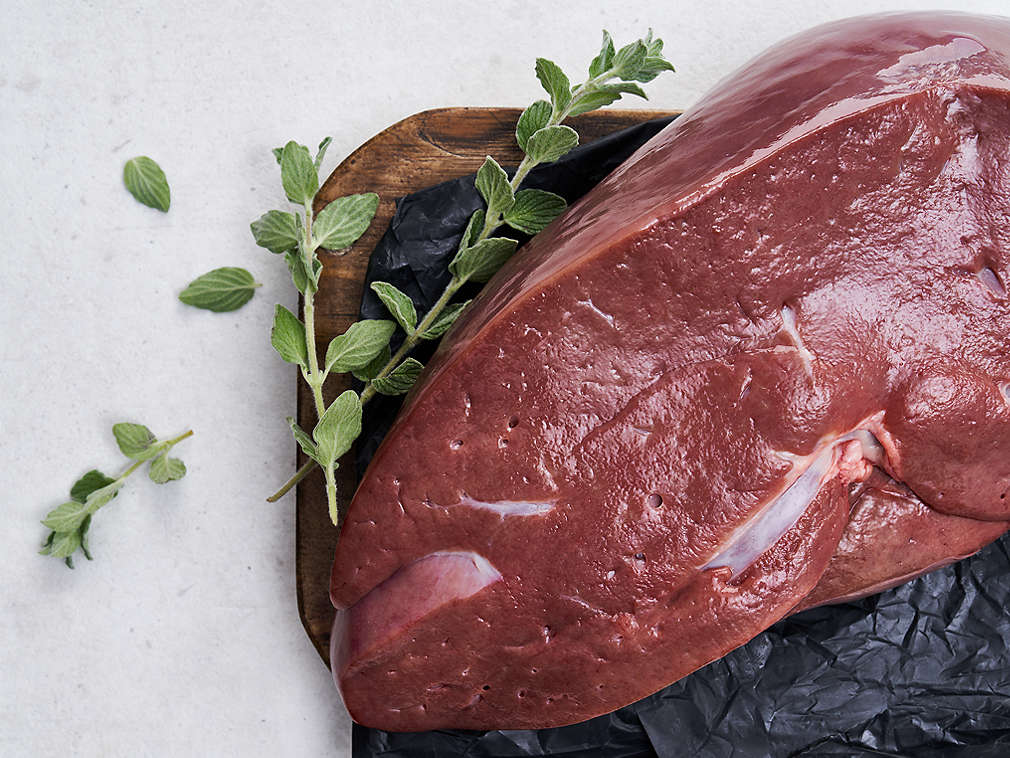 Ficat de vițel proaspăt în detaliu