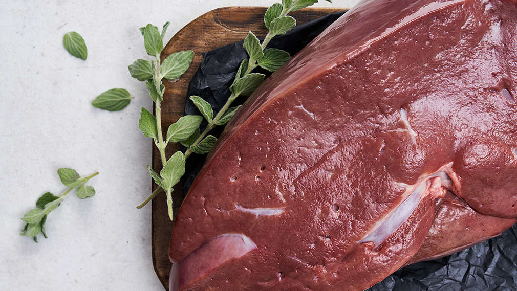 Abbildung einer Kalbsleber