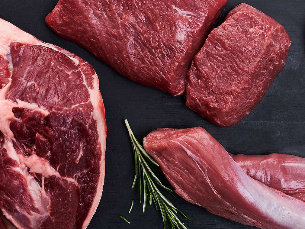 Carne de miel proaspătă în detaliu