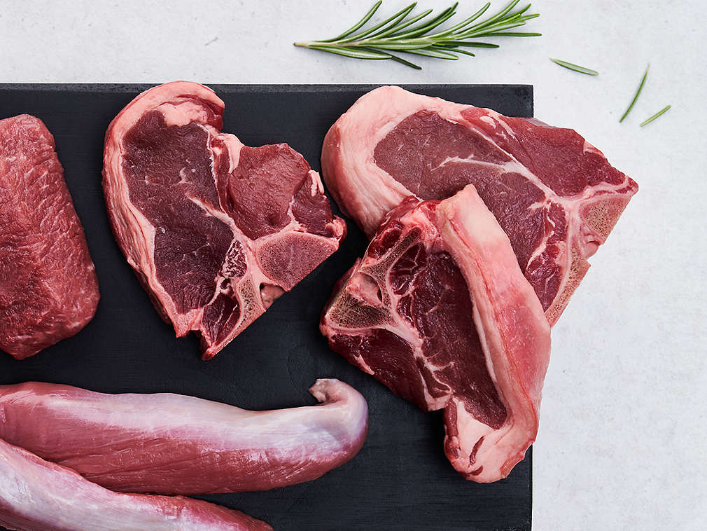 Carne de miel proaspătă în detaliu