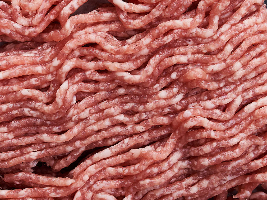 Tartar de porc proaspăt în detaliu