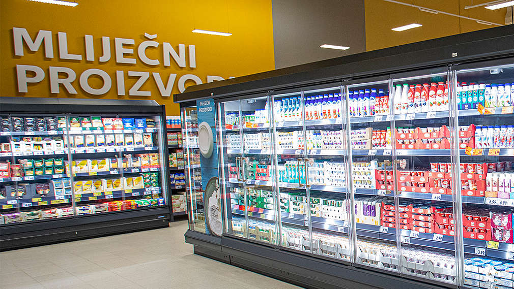 Vrata za hlađenje u Kauflandovoj poslovnici