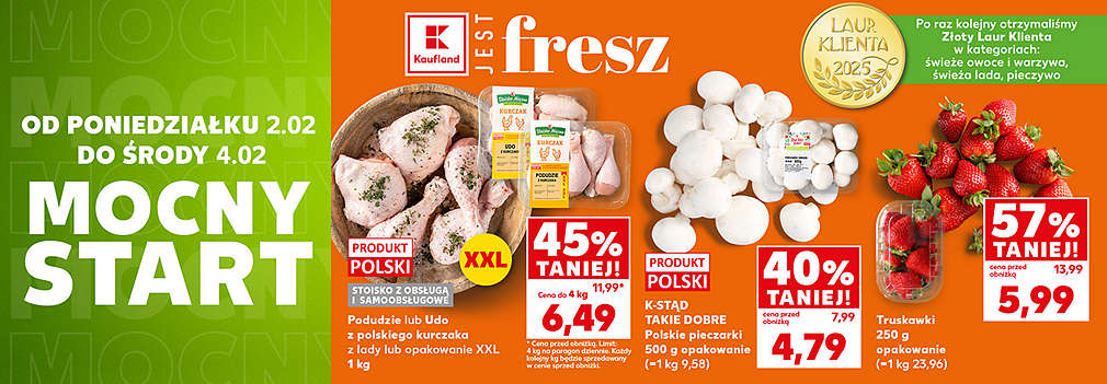 podudzia pieczarki truskawki