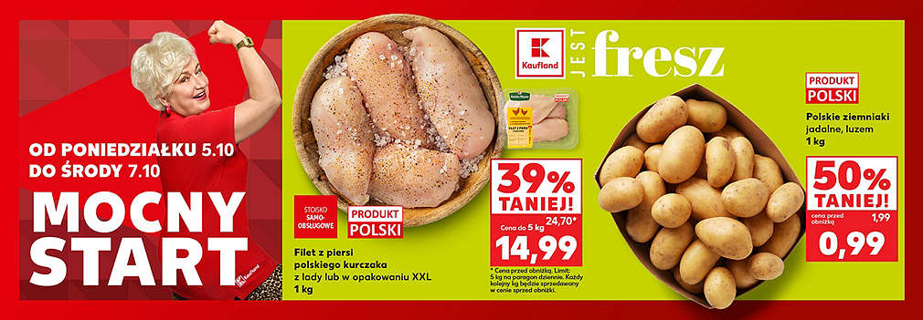 ziemniaki i piersi z kurczaka