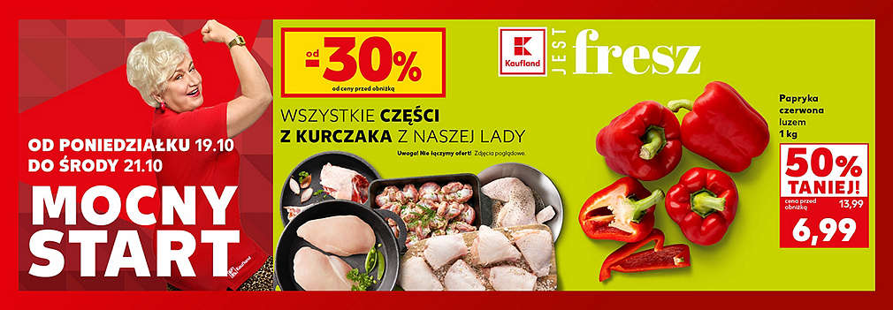 elementy kurczaka + papryka
