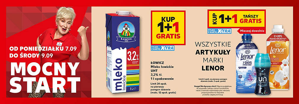 mleko i artykuły marki Lenor