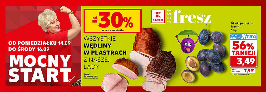 wędliny i śliwki