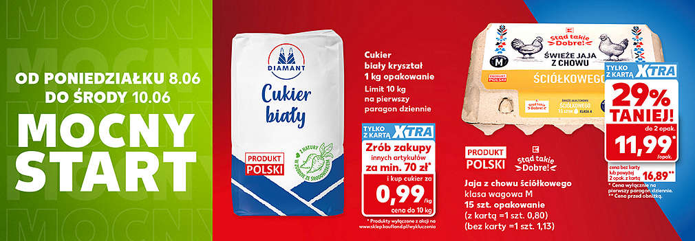 cukier i jajka