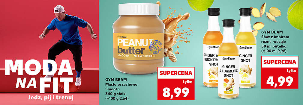 masło orzechowe i zdrowotny shot