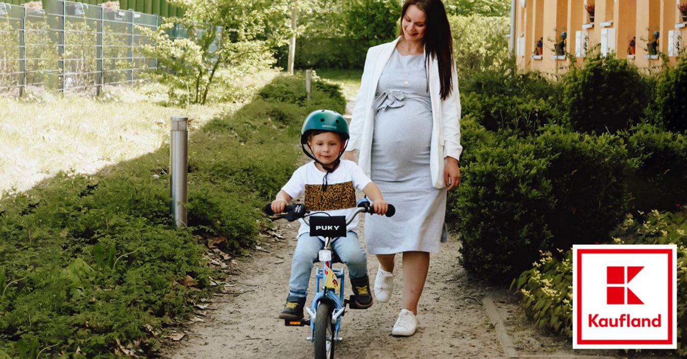 Kaufland geht\'s Los Fahrradfahren | lernen: