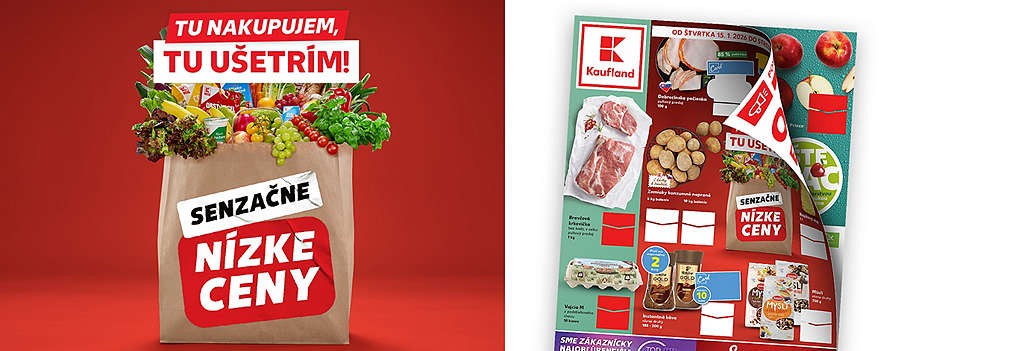 Prezrite si aktuálny leták Kaufland platný od štvrtka 15. 1. 2026! Využite ponuku „Senzačne nízke ceny“ a ušetrite na nákupoch. V novom čísle nájdete skvelé ceny na bravčové mäso, zemiaky, kávu a čerstvé jablká.