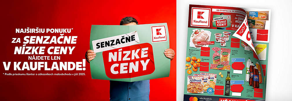 Prezrite si aktuálny leták Kaufland, platný od 16. 10. 2025! Nájdete v ňom najširšiu ponuku za senzačné nízke ceny na trhu. Objavte akcie na mäso, mandarínky, pizzu Ristorante, Olivový olej, mliečne výrobky a získajte ceny, ktoré inde nenájdete.