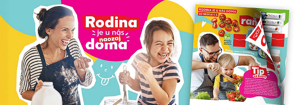 Užite si spoločné chvíle! Prezrite si špeciálnu ponuku Kauflandu platnú od nedele 1. 3. 2026. Objavte tipy na zdravé rodinné raňajky, Bio paradajky, müsli tyčinky a ďalšie produkty, s ktorými bude každé ráno za spoločne prestretým stolom radostnejšie.