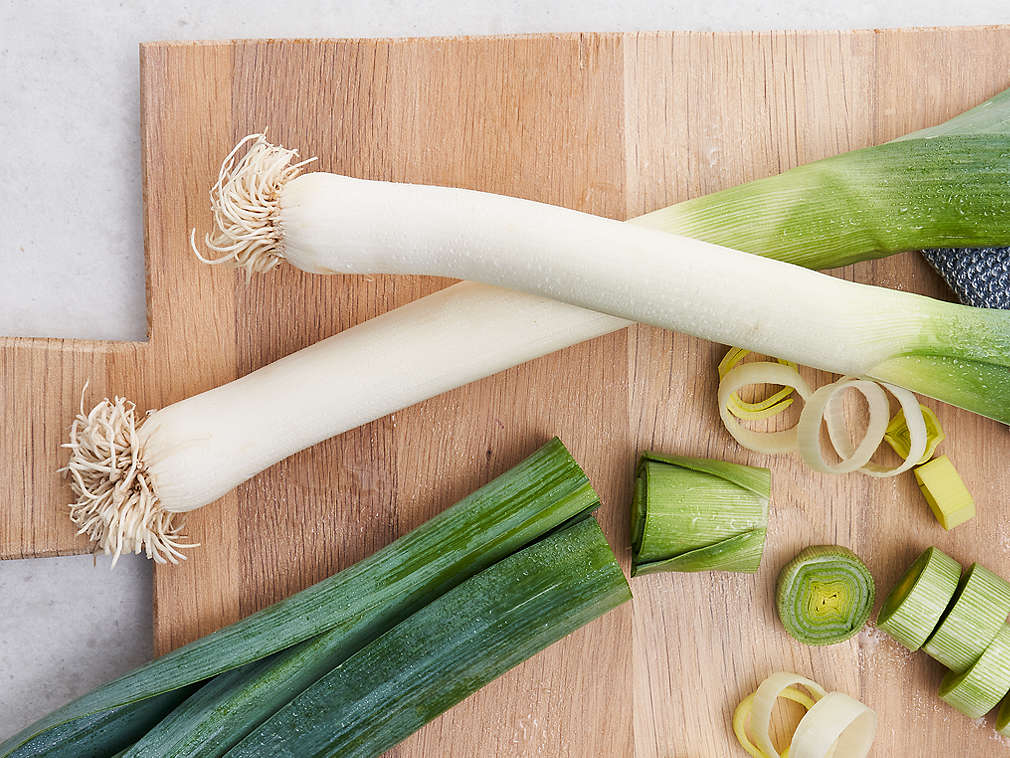 Svježi poriluk u detaljnom prikazu