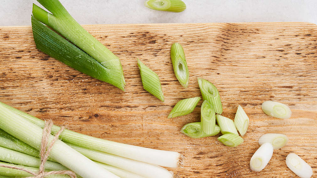 Abbildung von Frühlingszwiebeln