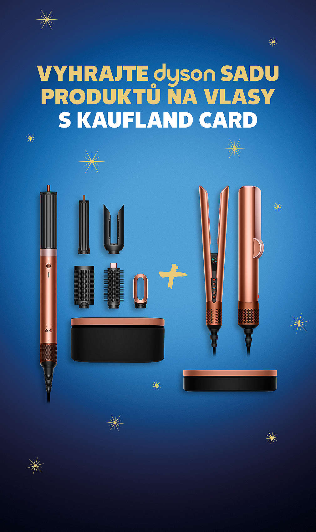 dyson produkty na vlasy - soutěž Kaufland Card