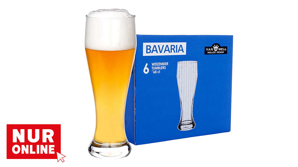 BAVARIA Weizenbiergläser