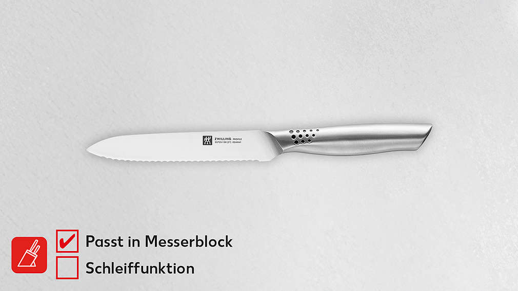 Universalmesser ZWILLING; 11.99 Treuepreis; UVP 54.95; 78 % Treuevorteil¹; Passt in Messerblock