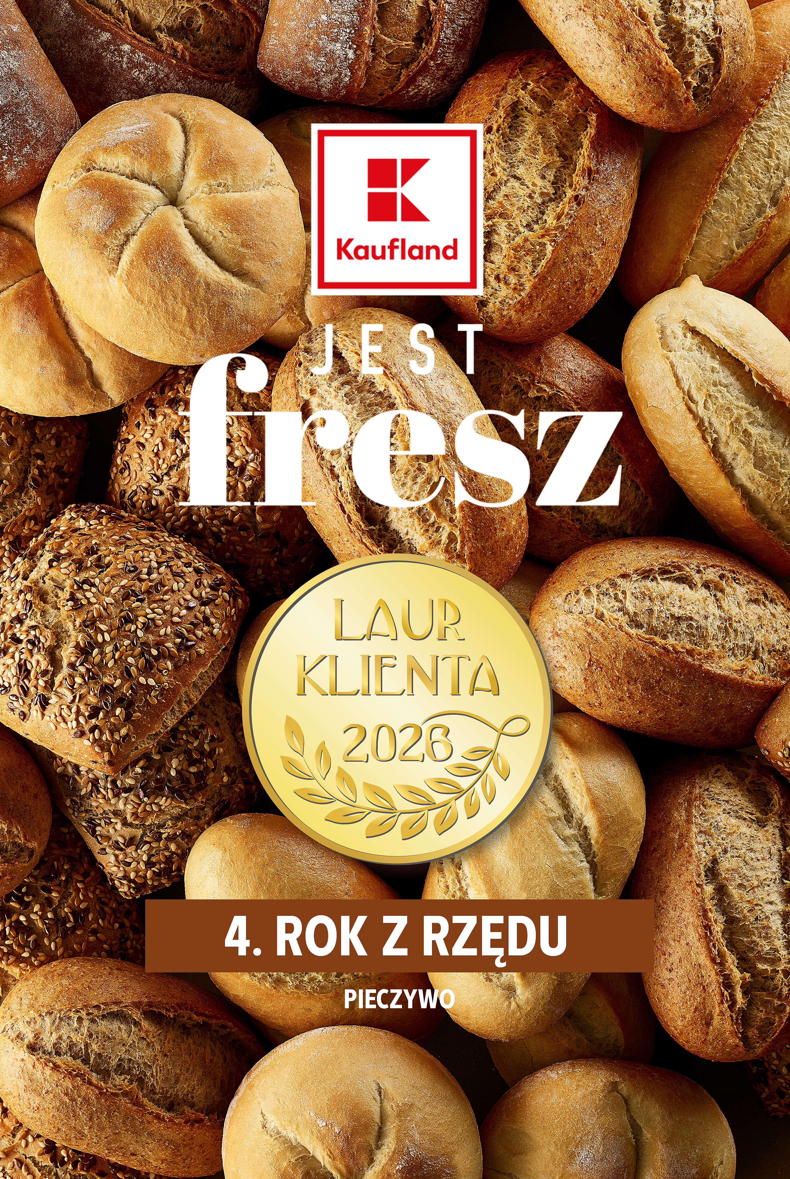 Kaufland jest FRESZ -i laur klienta 2026 na pieczywa