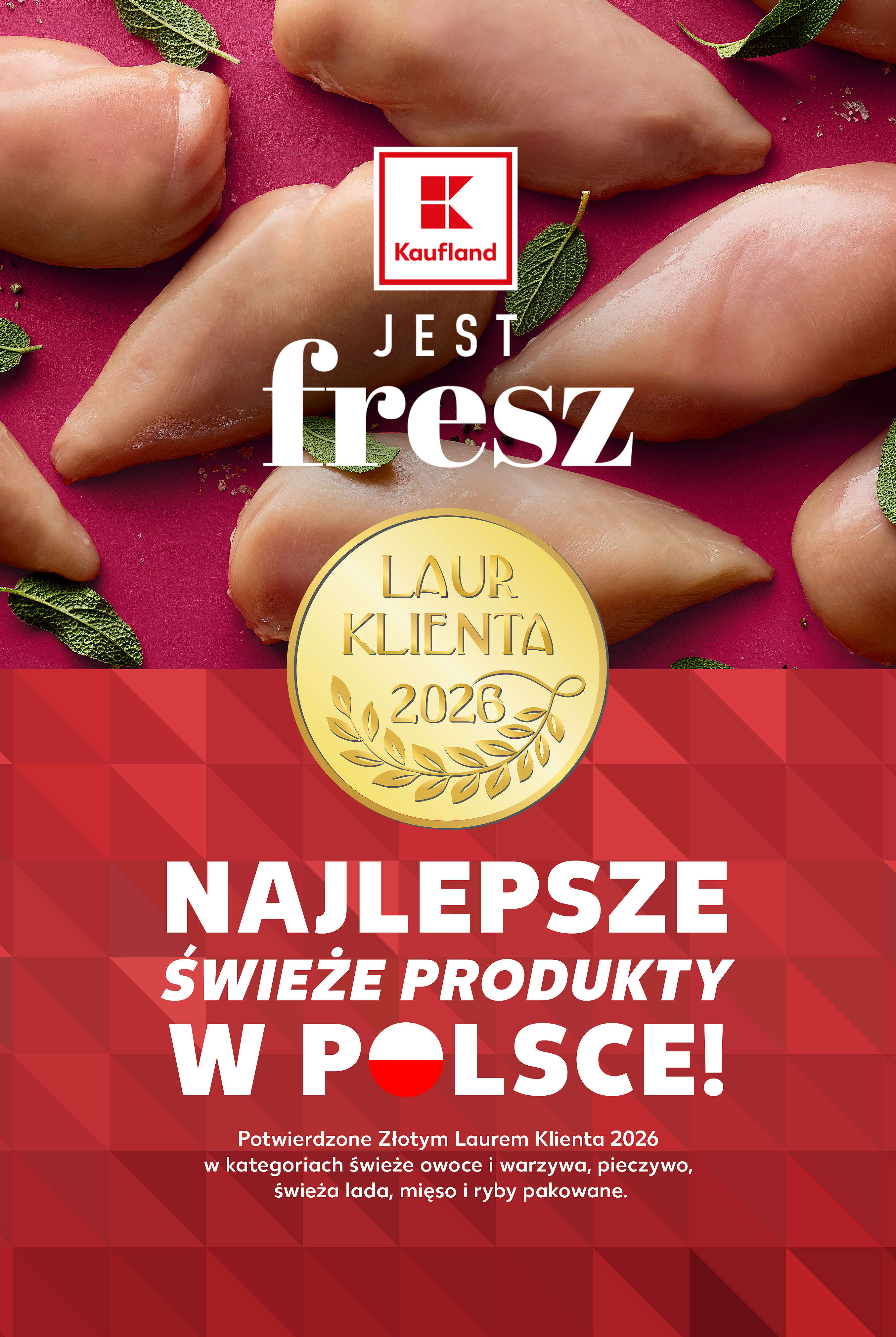 Kaufland jest FRESZ - świeże kawałki mięsa z lady