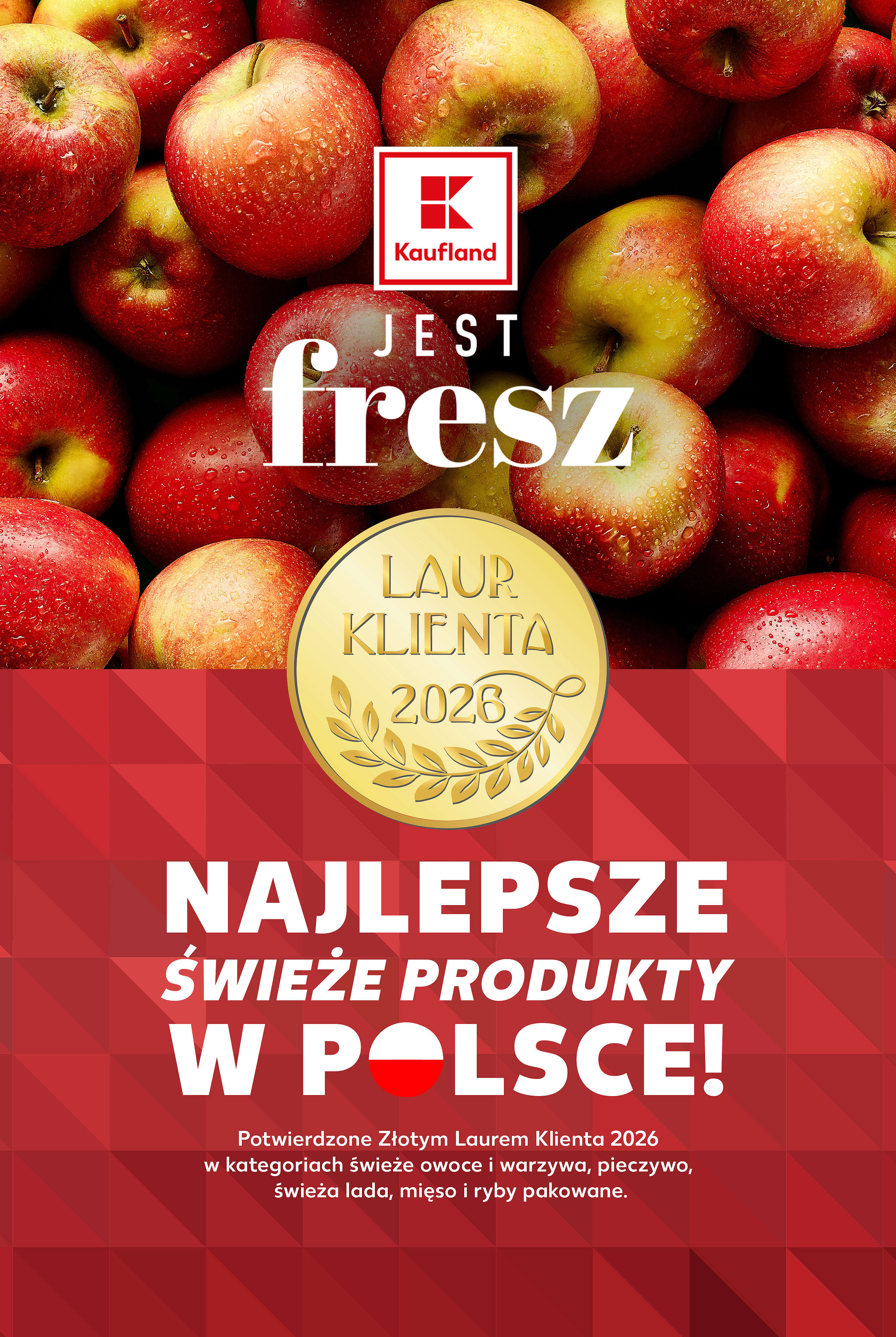 Kaufland jest FRESZ - świeże jabłka