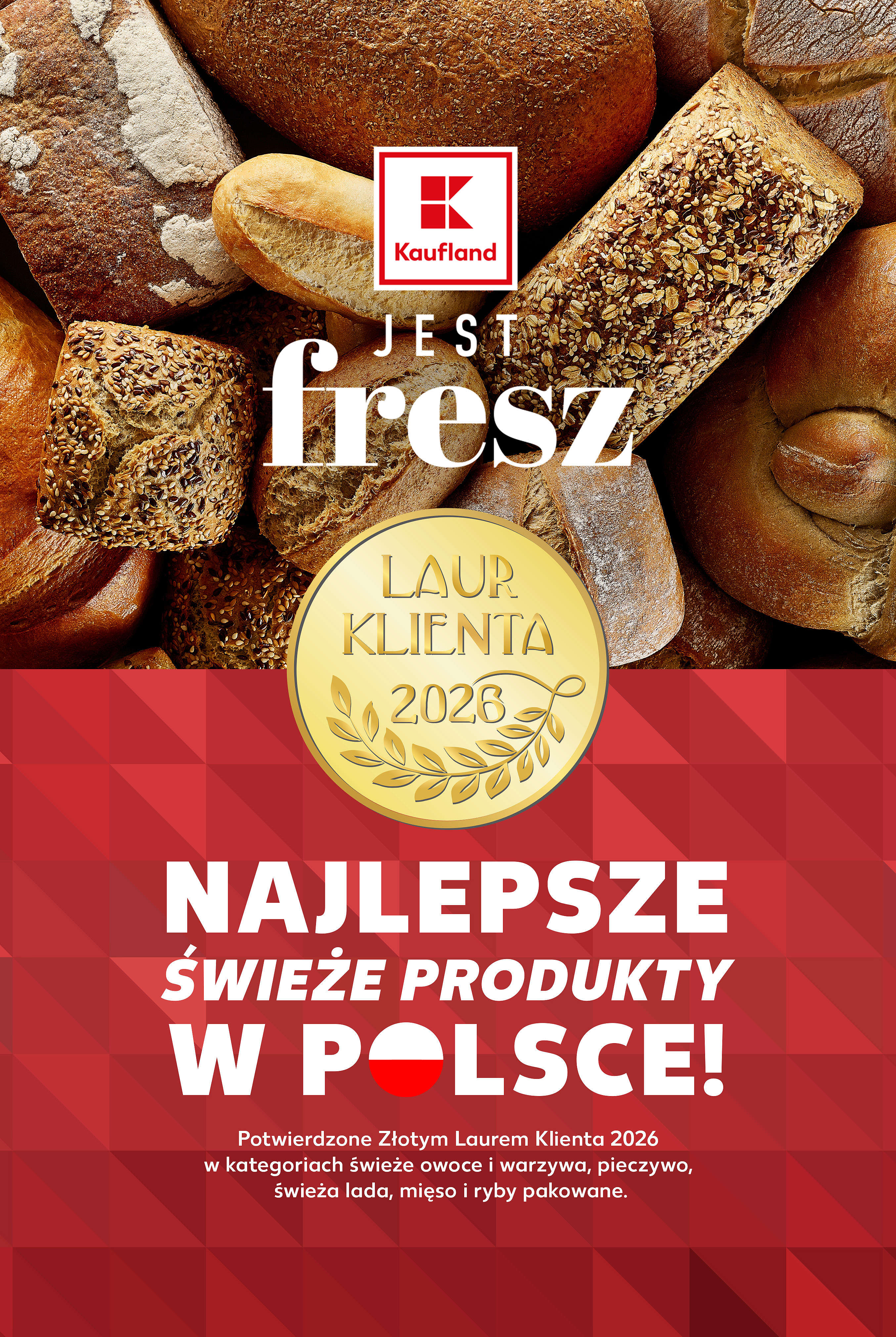 Kaufland jest FRESZ - świeże pieczywo z piekarni