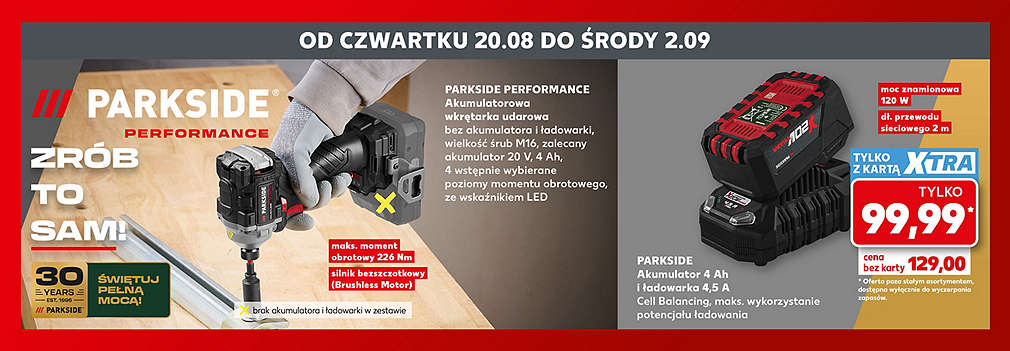 narzędzia Parkside Performance