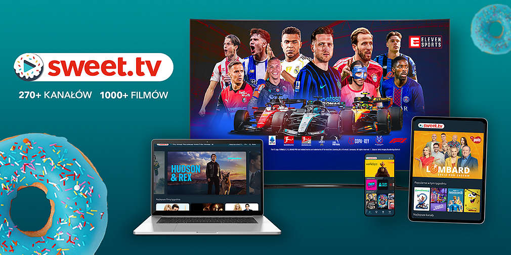 telewizor i laptop