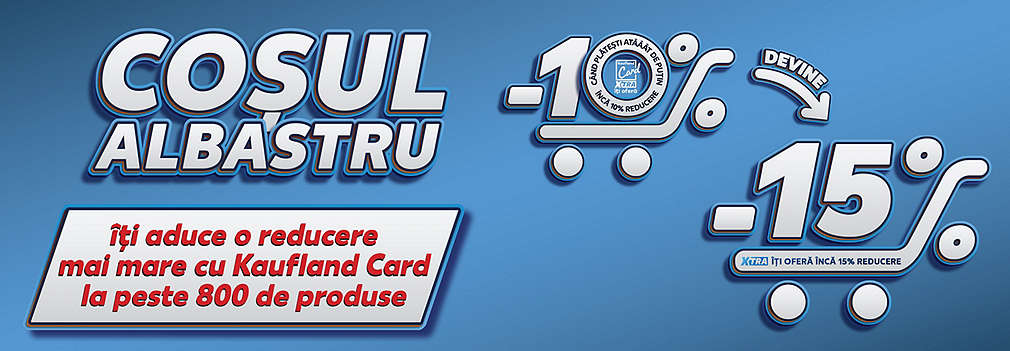 cosul albastru kaufland card
