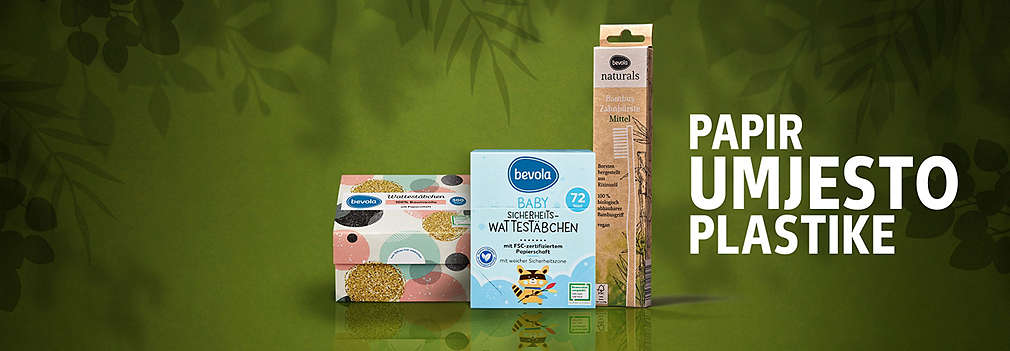 Proizvodi vlastitih robnih marki s papirnatom umjesto plastičnom ambalažom