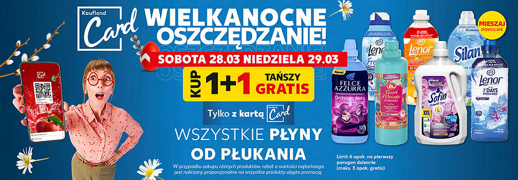 1+1 gratis płyny do płukania