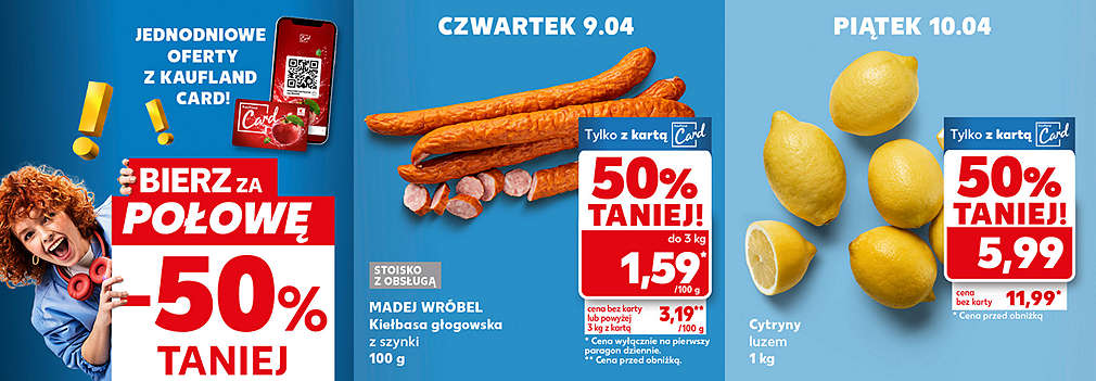 produkty za połowę ceny