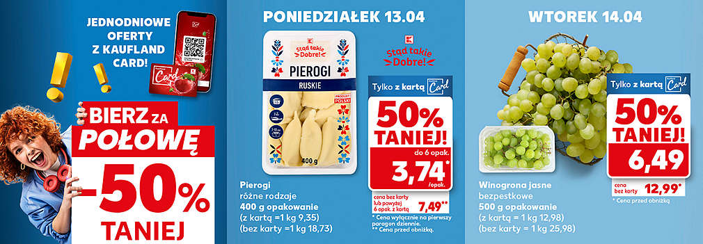 produkty za połowę ceny