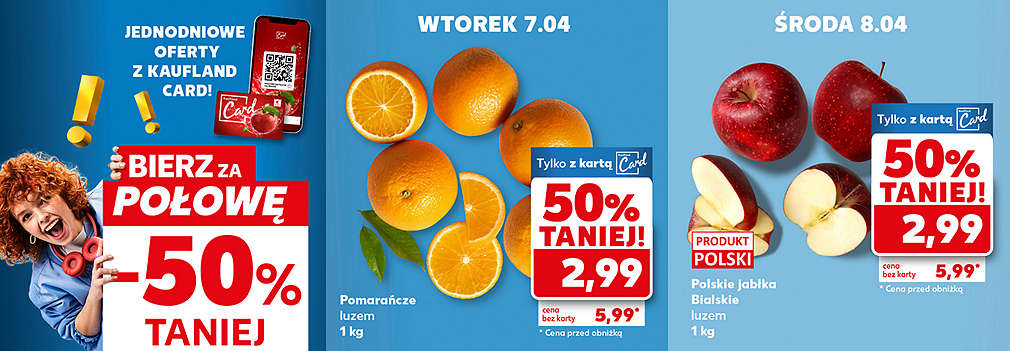 produkty za połowę ceny