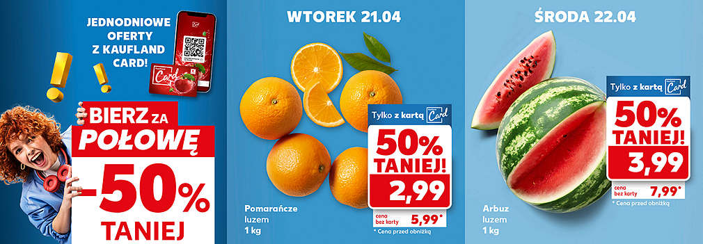 produkty za połowę ceny