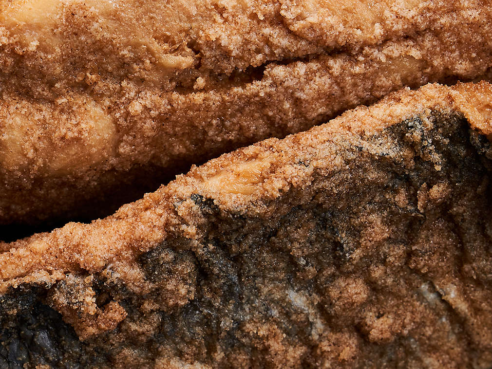 Frischer Brathering in der Detailansicht