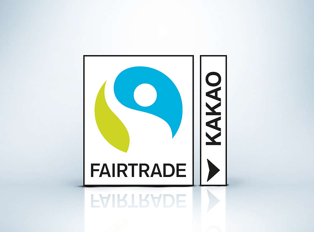 The "Fairtrade raw material" seal