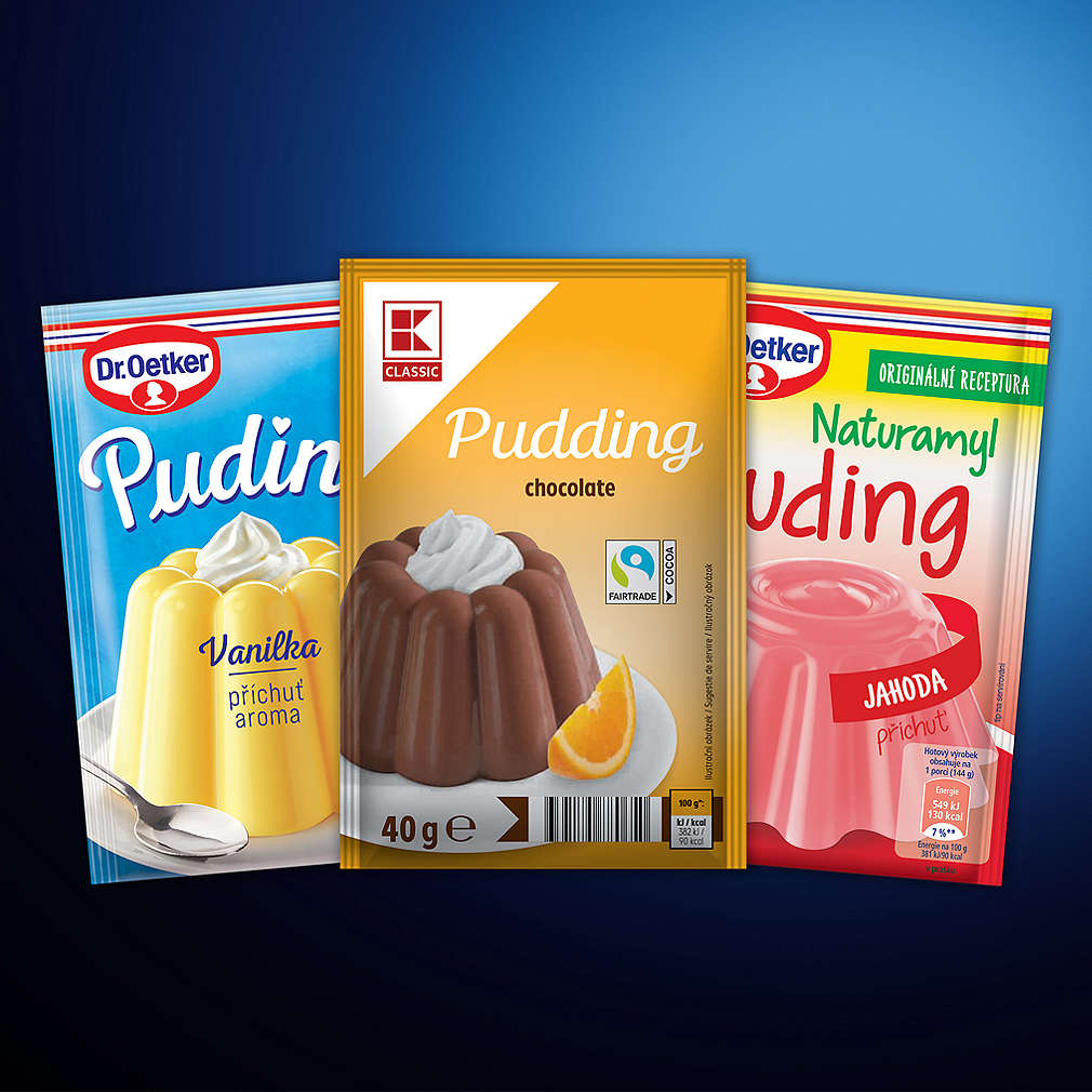 Pudinky v prášku