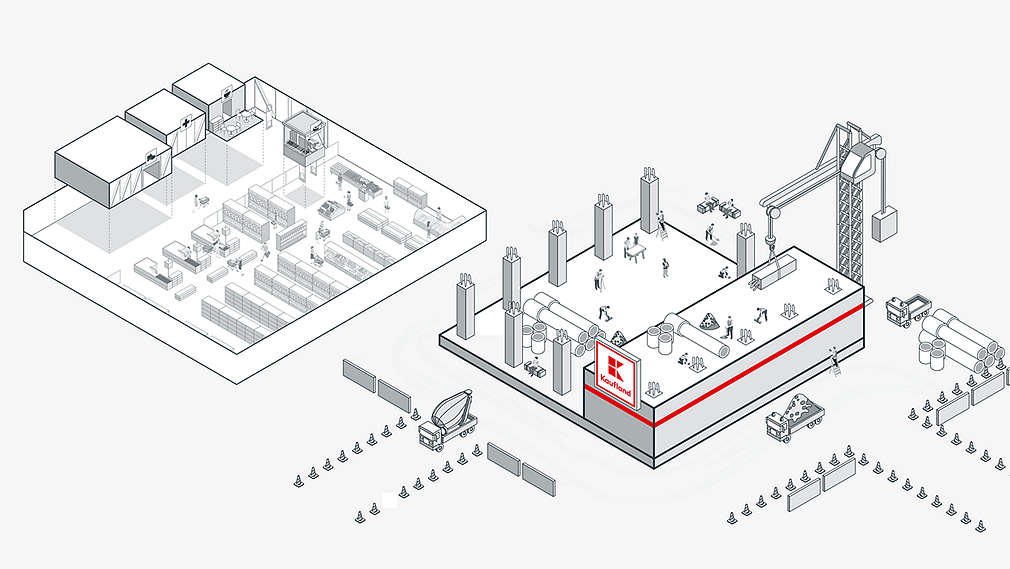 Magazin Kaufland cu diverse opțiuni de închiriere