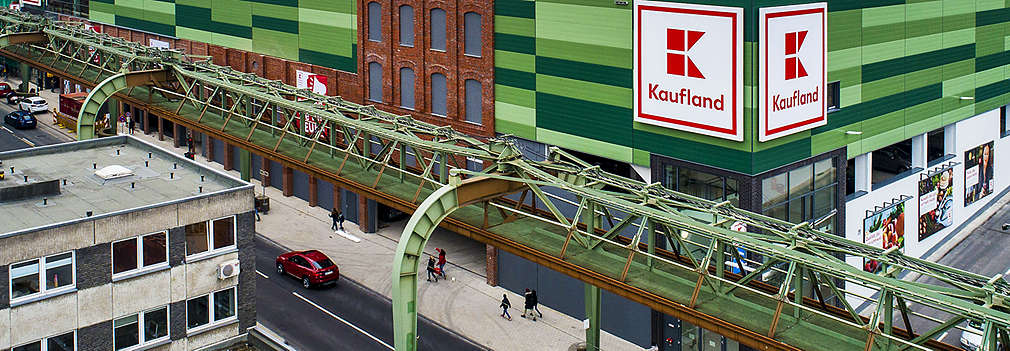 Kaufland store outside view Wuppertal