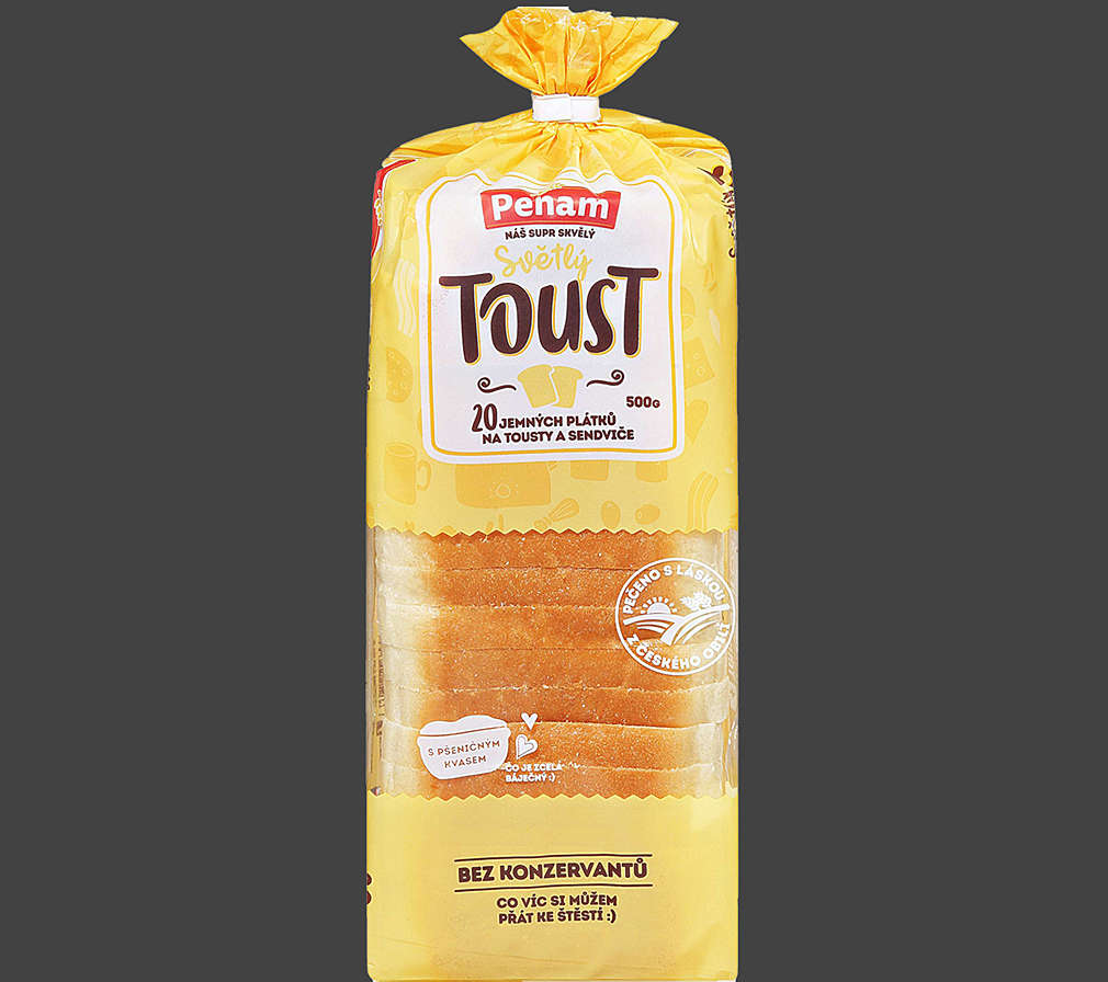 Penam Toustový chléb světlý KB 500g