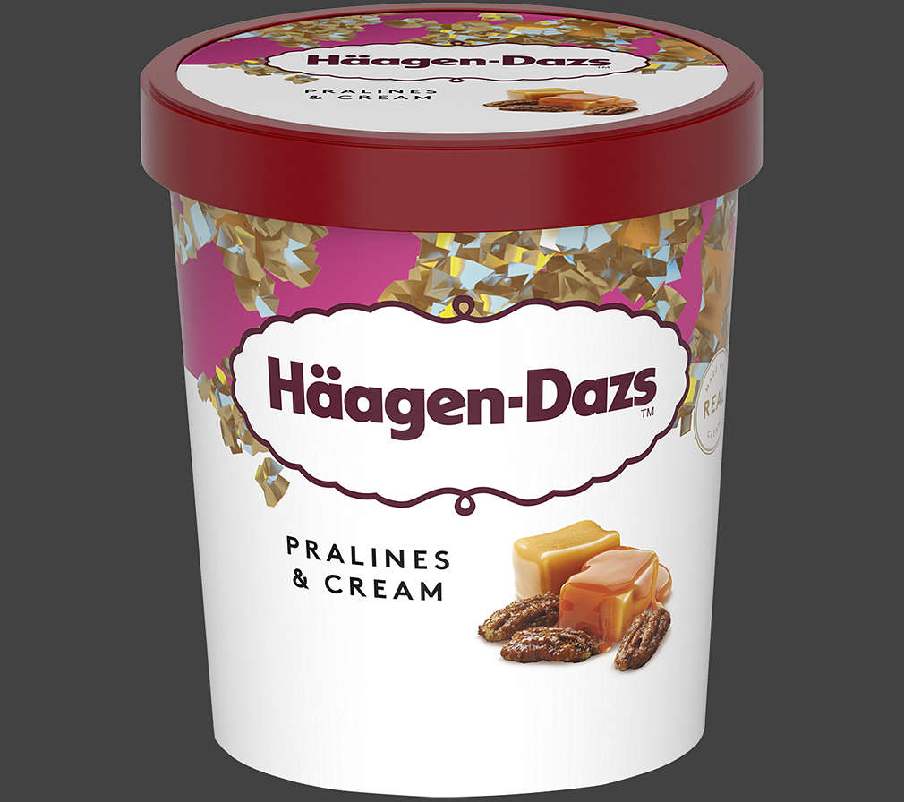 zmrzlina Häagen Dazs pralines cream 460 ml