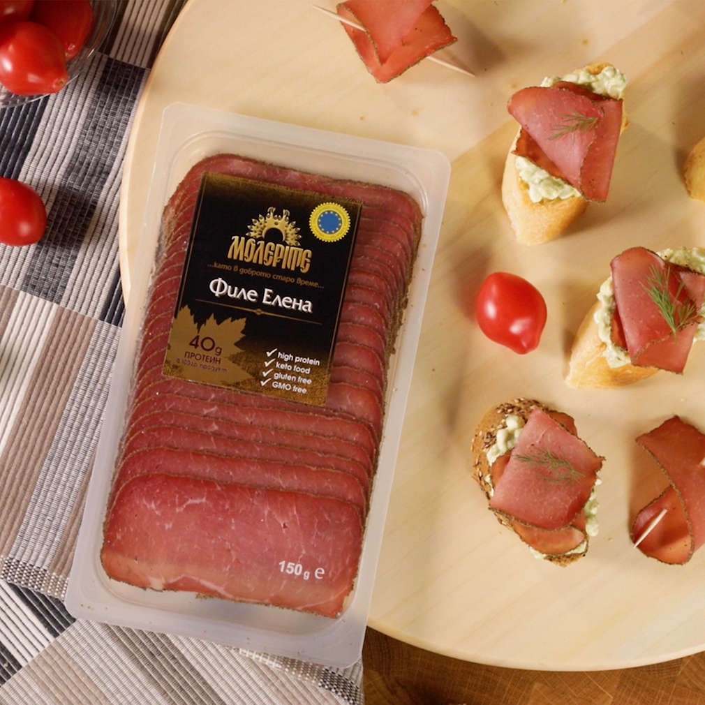 Изобразяване на рецептата Парти сандвичи с филе Елена Молерите