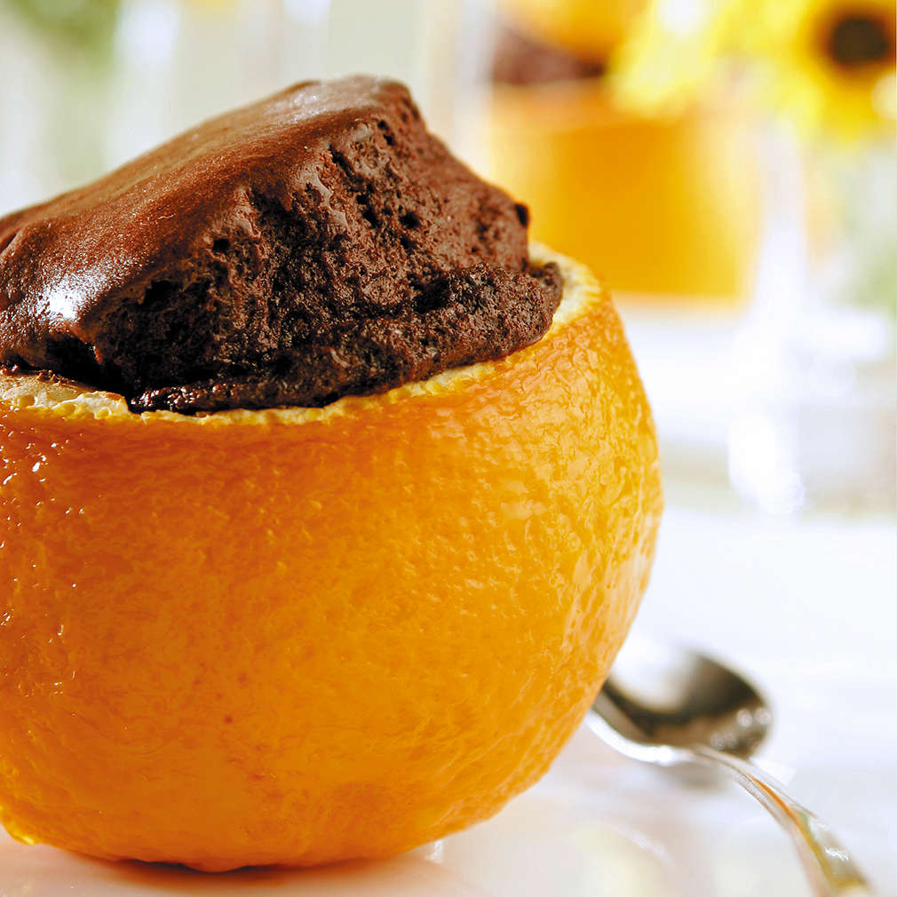 Изобразяване на рецептата Шоколадов кейк в портокал