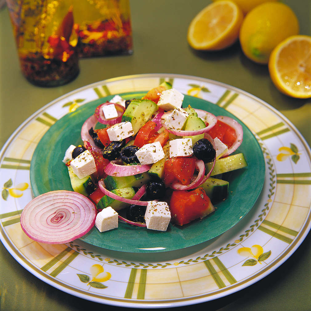 Изобразяване на рецептата Гръцка салата
