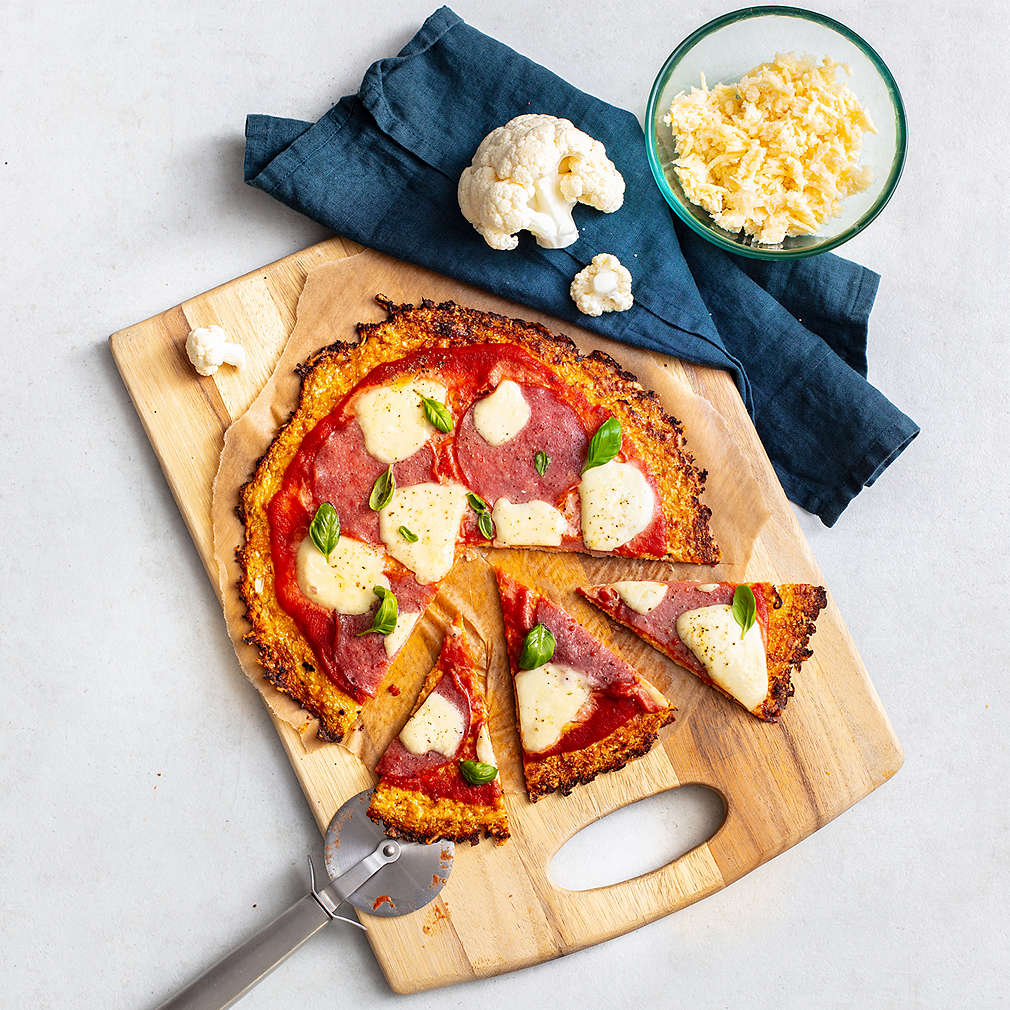 Изобразяване на рецептата Блат за пица без брашно